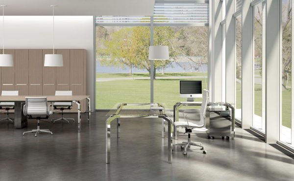 ARREDO IN ALLUMINIO E VETRO YOGA - immagine 4