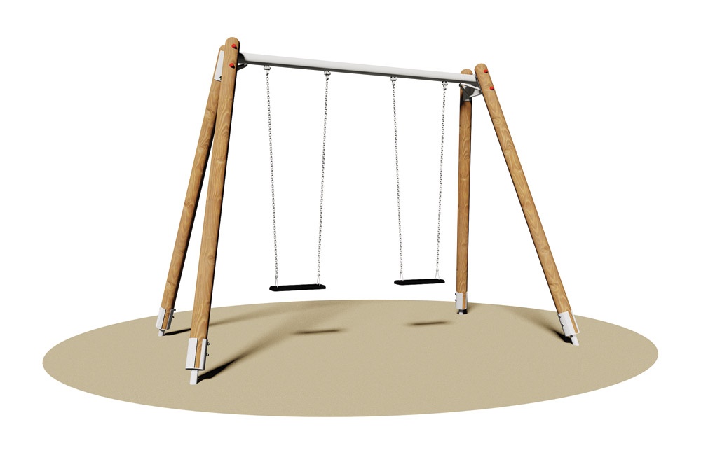 Altalena A Nido Zero Gravity Per Giardino, Con Struttura In Acciaio, Per 4 Bambini, Con Catene Di Sicurezza
