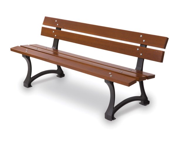 Panchina in legno per arredo urbano