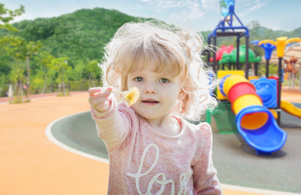 Ritratto di un parco giochi per asilo nido perfetto